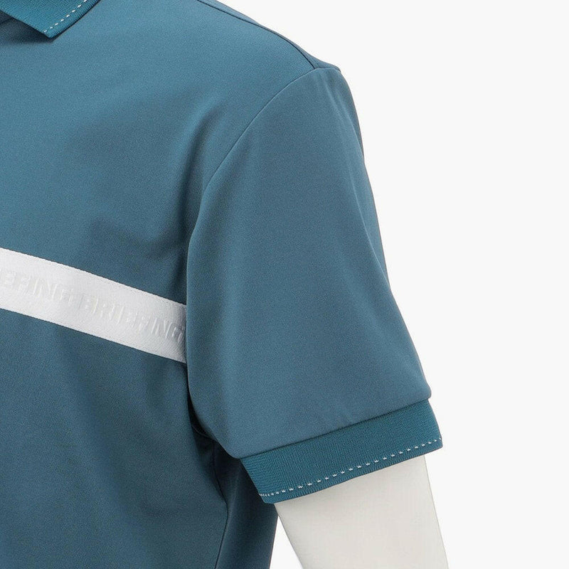 BRIEFING MENS MS SLEEVE LOGO POLO RELAXED FIT