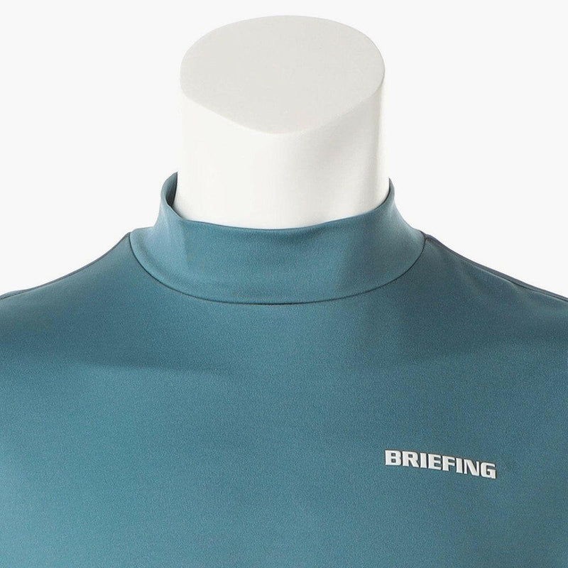 BRIEFING MENS MS BACK LOGO LINE HIGH NECK RELAXED FIT