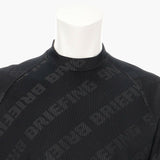 BRIEFING MENS CE BIAS LOGO MOCK NECK RELAXED FIT