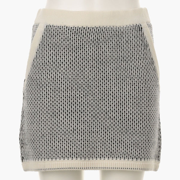 BRIEFING Women WS MERINO WOOL LOGO KNIT SKIRT