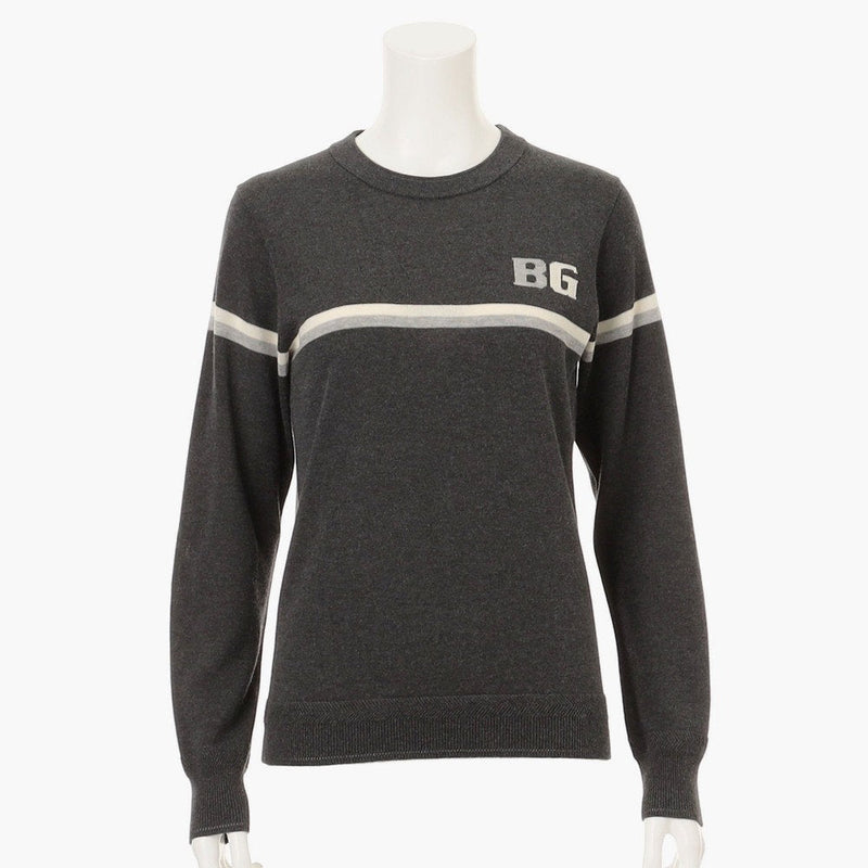 BRIEFING WOMENS CL WS TRICOLOR CREWNECK KNIT