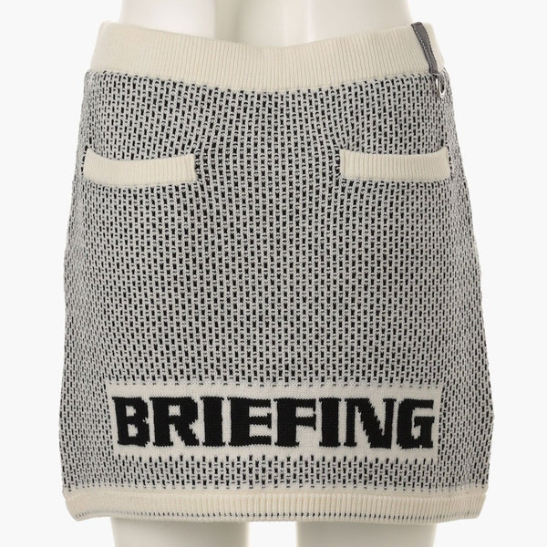 BRIEFING Women WS MERINO WOOL LOGO KNIT SKIRT