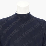 BRIEFING MENS CE BIAS LOGO MOCK NECK RELAXED FIT