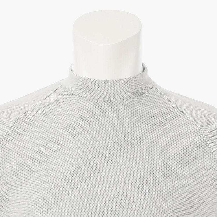 BRIEFING MENS CE BIAS LOGO MOCK NECK RELAXED FIT