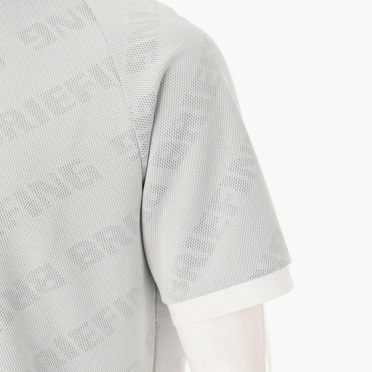 BRIEFING MENS CE BIAS LOGO MOCK NECK RELAXED FIT