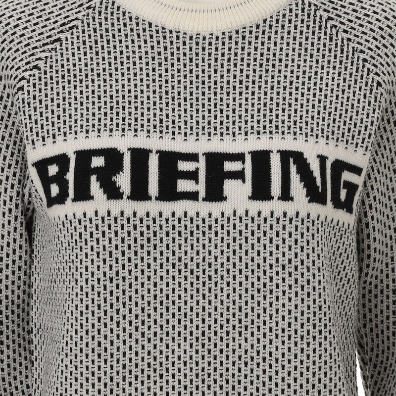 BRIEFING Women WS MERINO WOOL LOGO CREWNECK KNIT