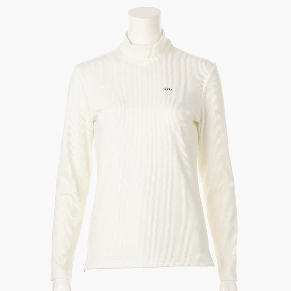 BRIEFING WOMENS CL WS RIB LS HIGH NECK