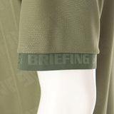 BRIEFING MENS CE BIAS LOGO MOCK NECK RELAXED FIT