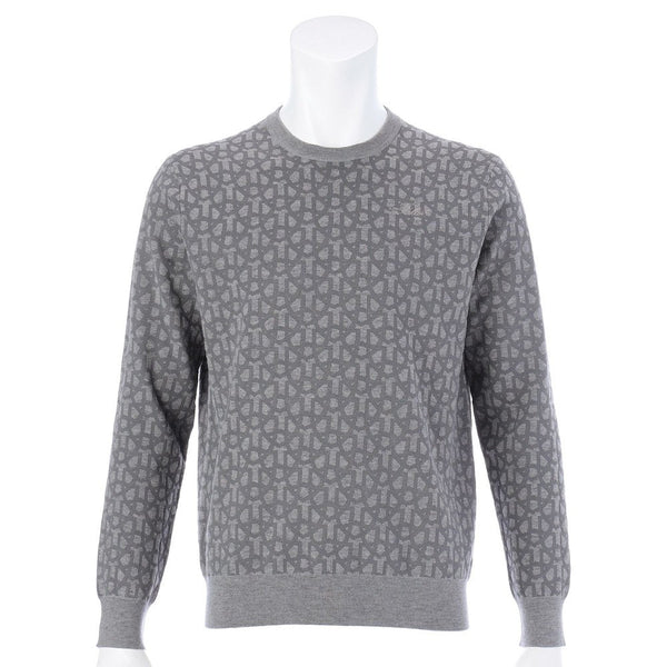 FELISI MENS MS MERINO MONOGRAM CREW NECK KNIT