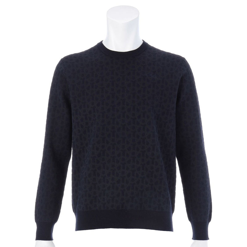 FELISI MENS MS MERINO MONOGRAM CREW NECK KNIT