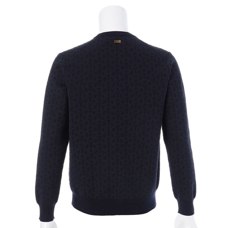 FELISI MENS MS MERINO MONOGRAM CREW NECK KNIT