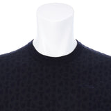 FELISI MENS MS MERINO MONOGRAM CREW NECK KNIT