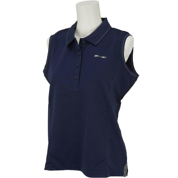 BRIEFING WOMENS BASIC NO SLEEVE POLO